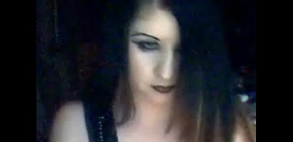  Gothic Teen on Loveforcams.com